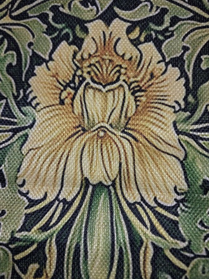 WILLIAM MORRIS LINNE Kuddfodral med blommönster örngott till kudde