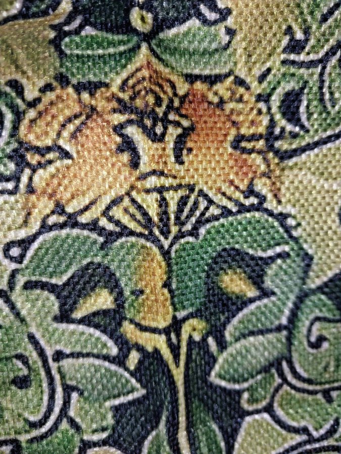 WILLIAM MORRIS LINNE Kuddfodral med blommönster örngott till kudde