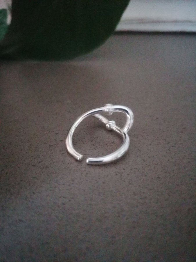 SILVER ring 925 stämpel pläterad