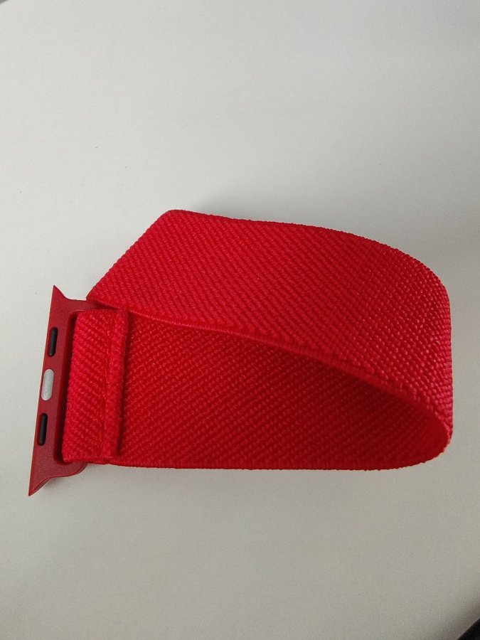 Rött Apple Watch armband 42/44/45/49 mm