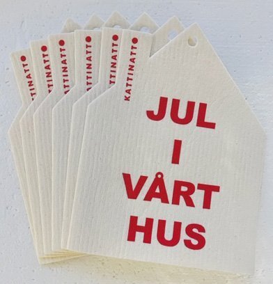 5 Disktrasor disktrasa hus present julklapp röd