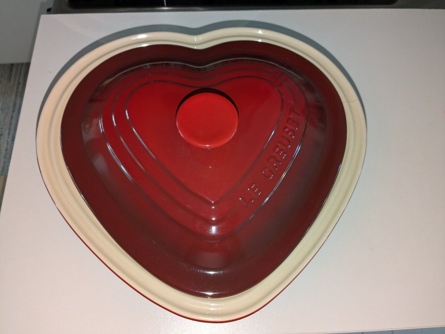 Hjärtformad ugnsform Le Creuset 2,4 L