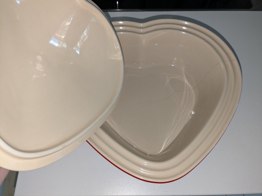 Hjärtformad ugnsform Le Creuset 2,4 L