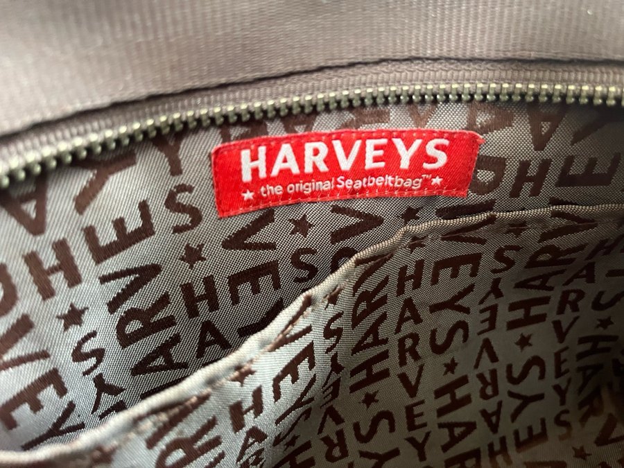 Vintage Harveys seatbelt bag Taupe