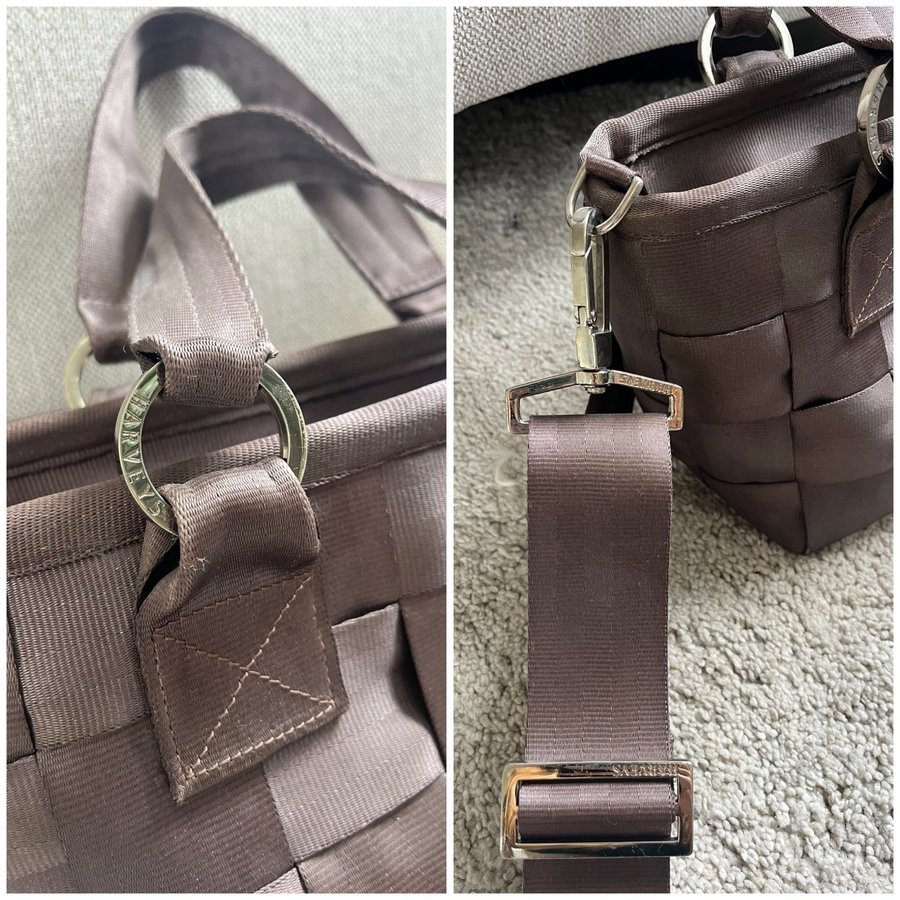 Vintage Harveys seatbelt bag Taupe