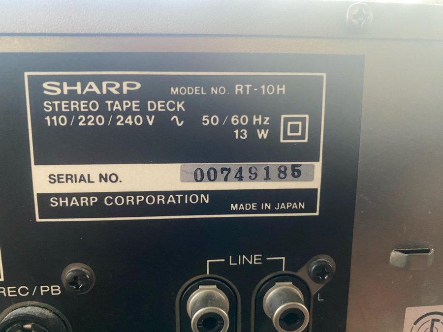 Sharp RT-10H Kassettdeck