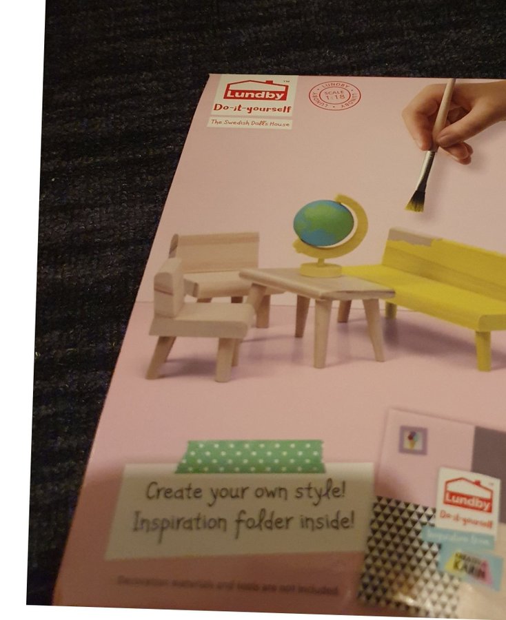 LUNDBY Do-it-yourself - Lekset med bord, stolar och jordglob