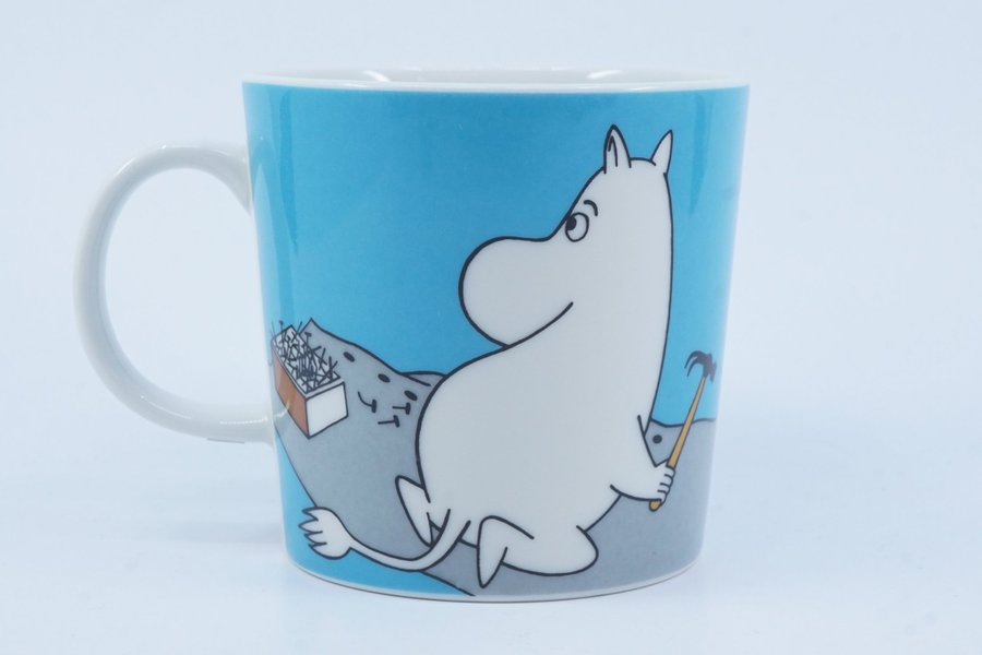 Muminmugg Mumintrollet, turkos / Moomin Mug Moomintroll [B]