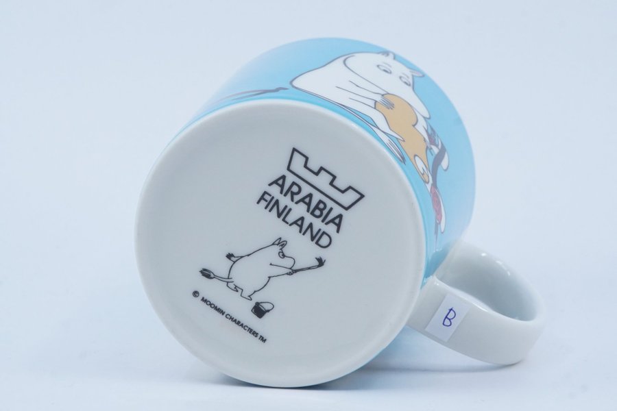 Muminmugg Mumintrollet, turkos / Moomin Mug Moomintroll [B]