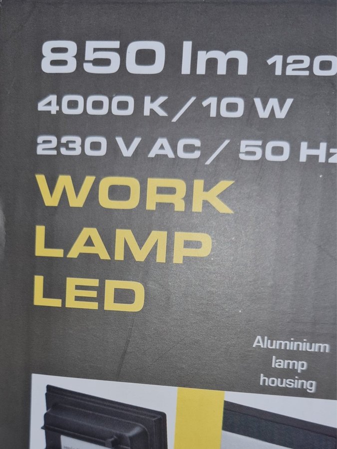 Arbetslampor LED 5 stycken 3st. 30 watt 2.st 10 watt