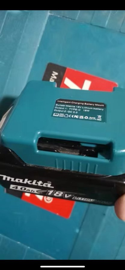 USB-adapter till Makita 18v- batterier