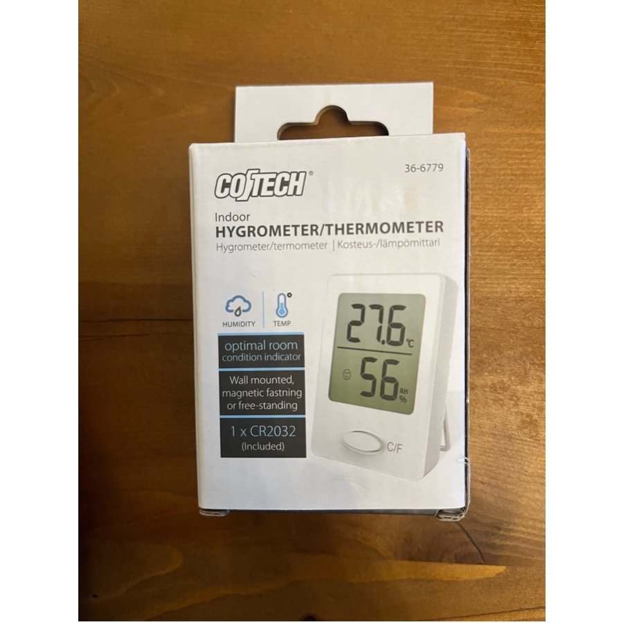 Termometer/Hygrometer helt ny