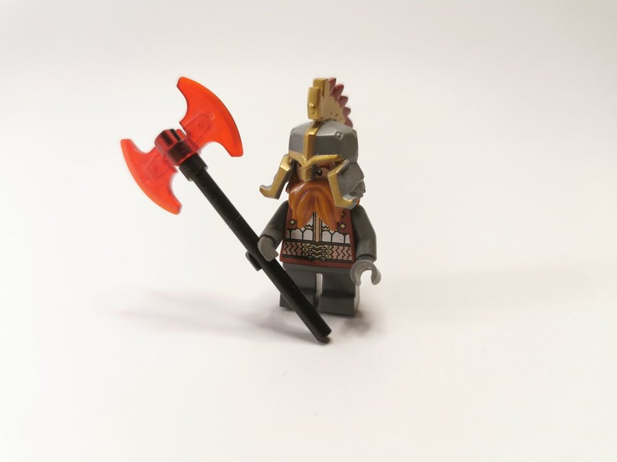 Lego - minifigur - lord of the rings - hobbit - lor107 - dain ironfoot