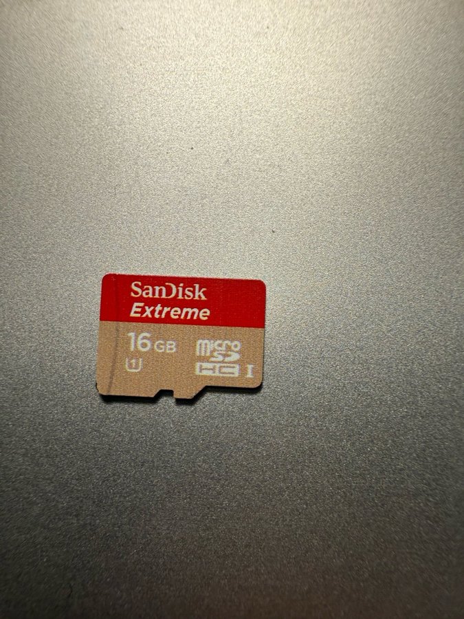 Sandisk Extreme 16GB microSD