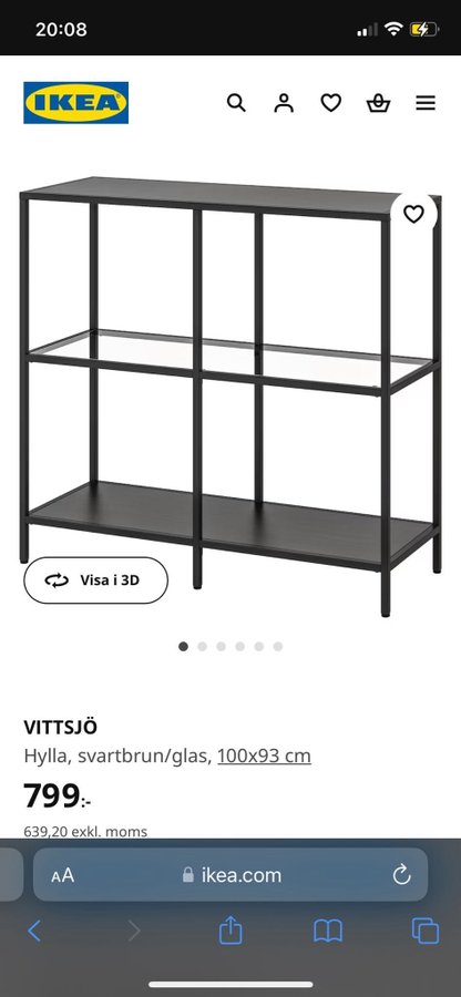 IKEA VITTSJÖ Hylla