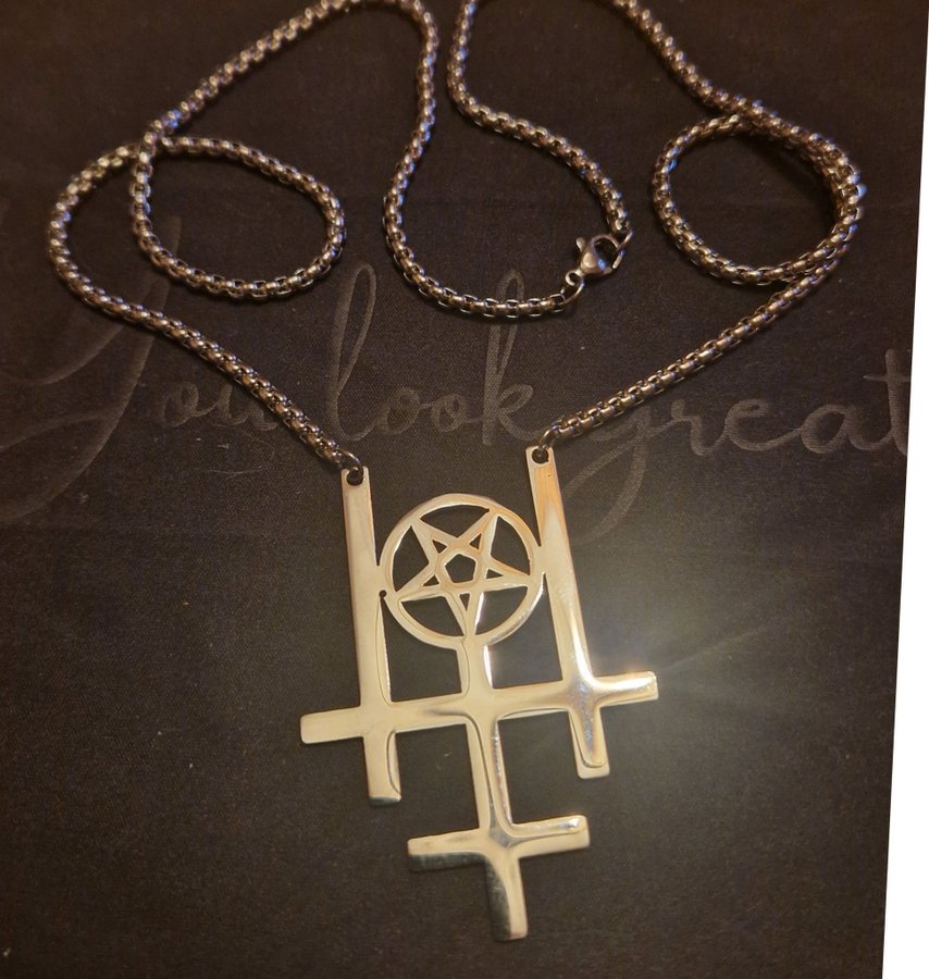 Halsband Satanist motivHelt nytt