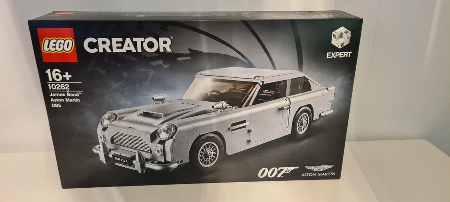 Lego creator expert 10262 James Bond Aston Martin DB5 oöppnad