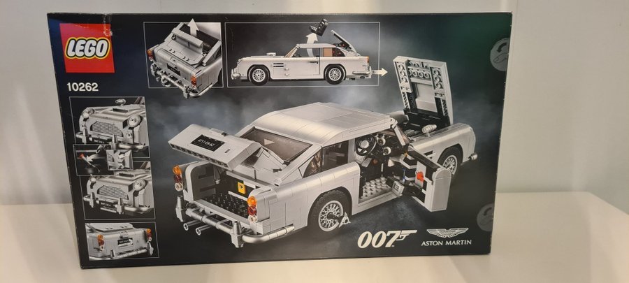 Lego creator expert 10262 James Bond Aston Martin DB5 oöppnad