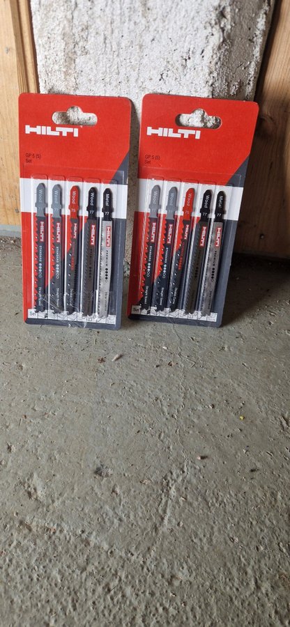 Hilti Sågblad GP 5 (5 st) - 2 förpackningar