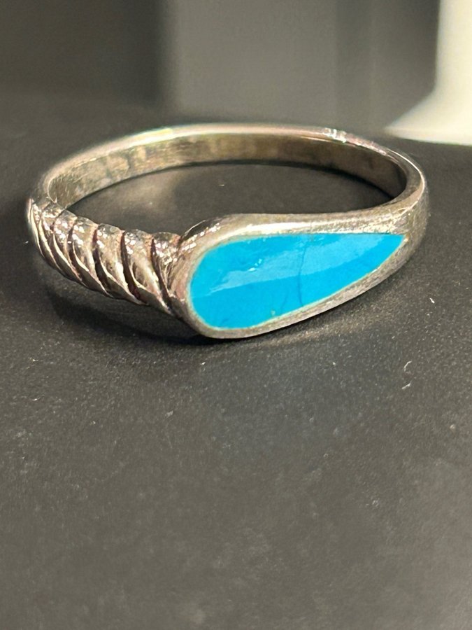 Vintage ring i 925 sølv