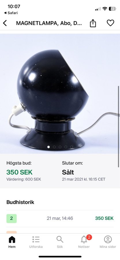 Magnetlampa ABO Ramders Danmark