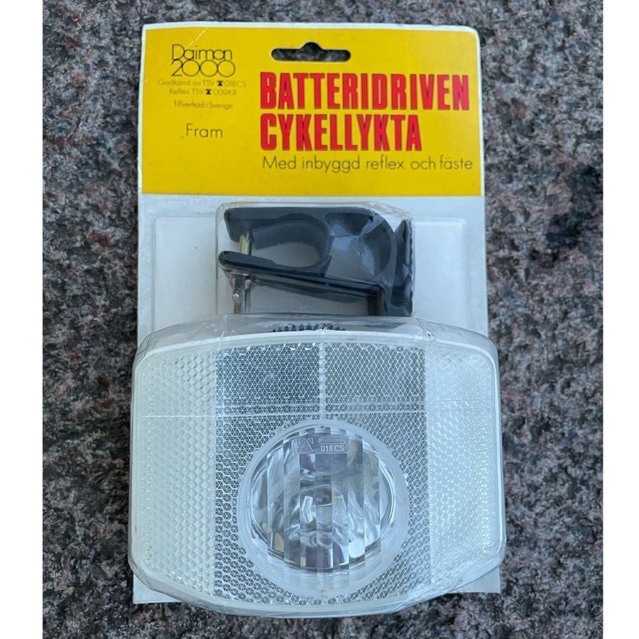 Batteridriven cykellykta retroDaiman 2000