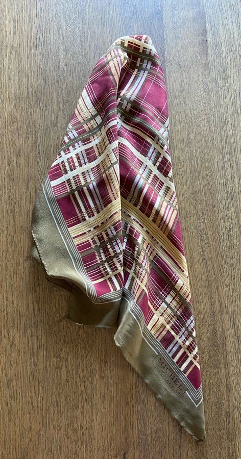 Vacker sidenscarf, vintage