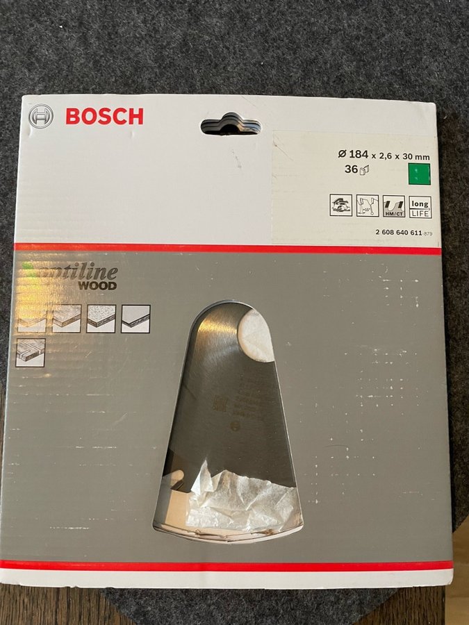 Bosch Sticksågsskiva 184mm 2.6mm 36T