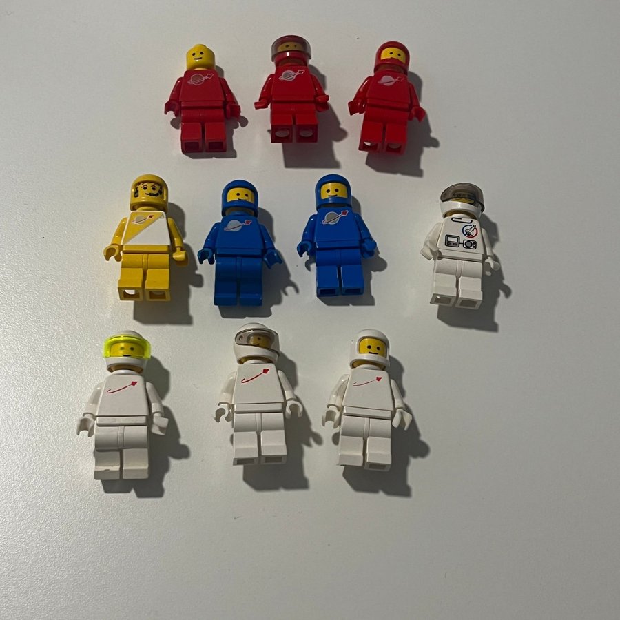 Lego figurer - Astronaut figurer - Retro