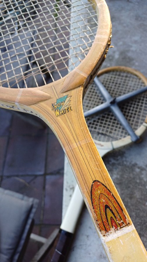 4 st Vintage Tennis Rackets