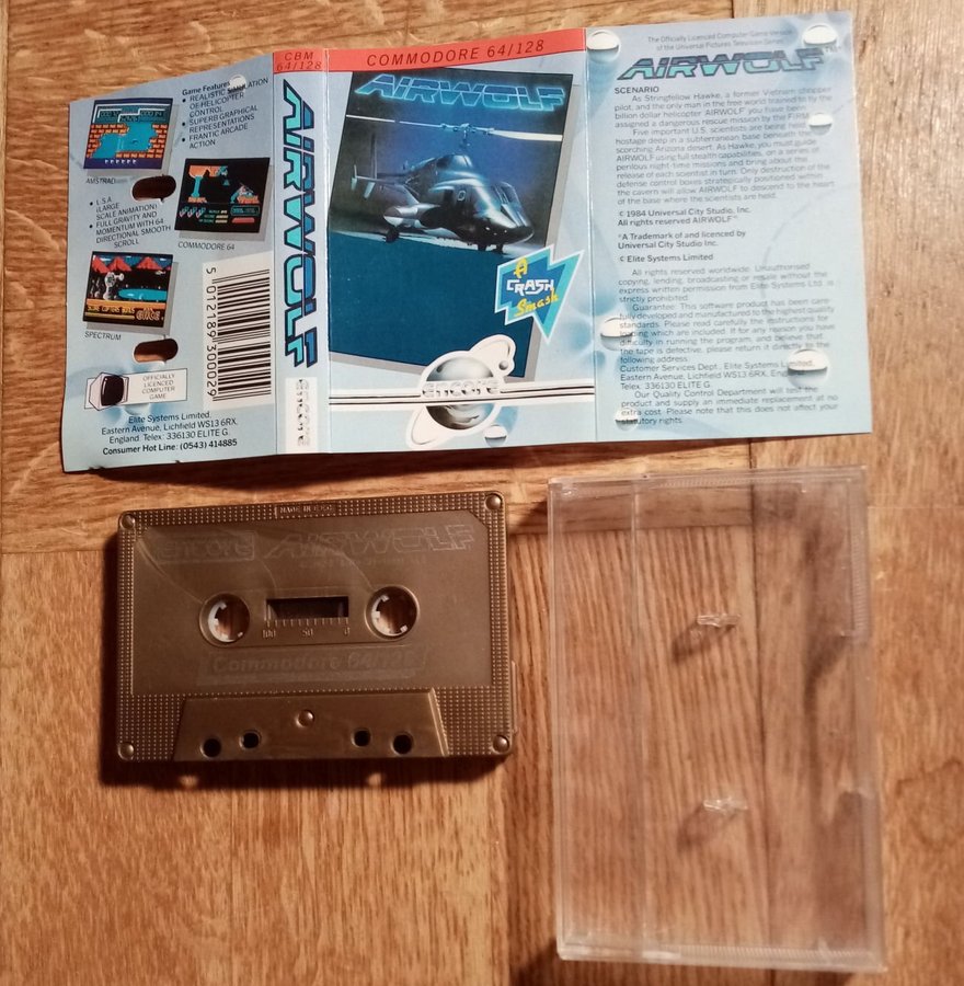 Airwolf (Encore - Elite Systems) - Commodore 64 / C64 Spel