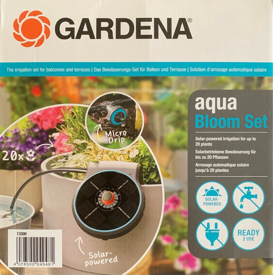 Gardena Aqua Bloom Set - Solcellsbevattning