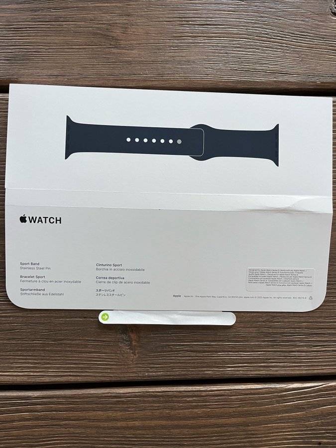 Apple Watch Se 40 mm klockarmband Sport Band - Mörkblå Nytt!