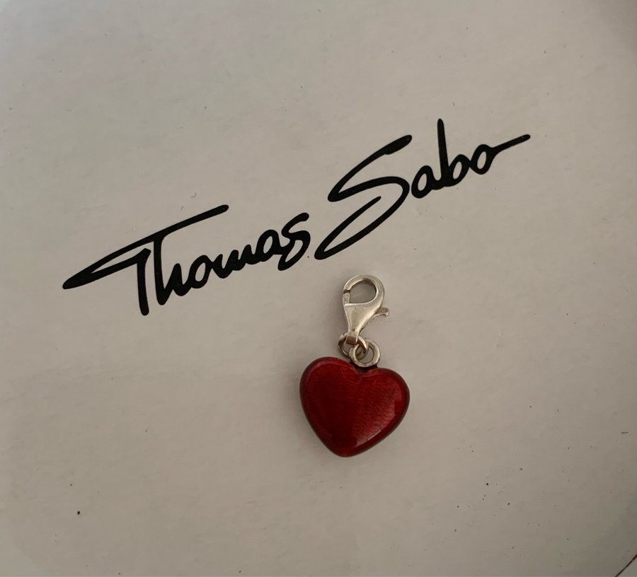 Thomas Sabo charm / berlock, kärlekshjärta / hjärta / loveheart.