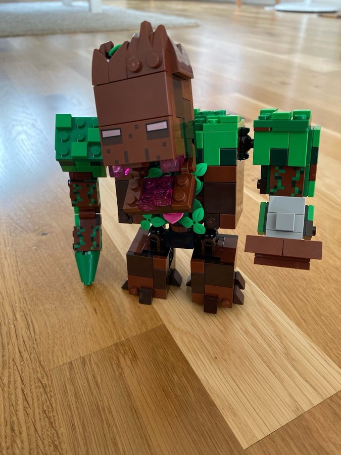 4 st kompletta LEGO Minecraft set