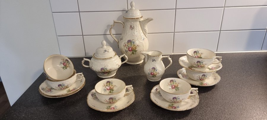 RETRO KAFFESERVIS av SELB - GERMANY SANSSOUCI /ROSENTHAL