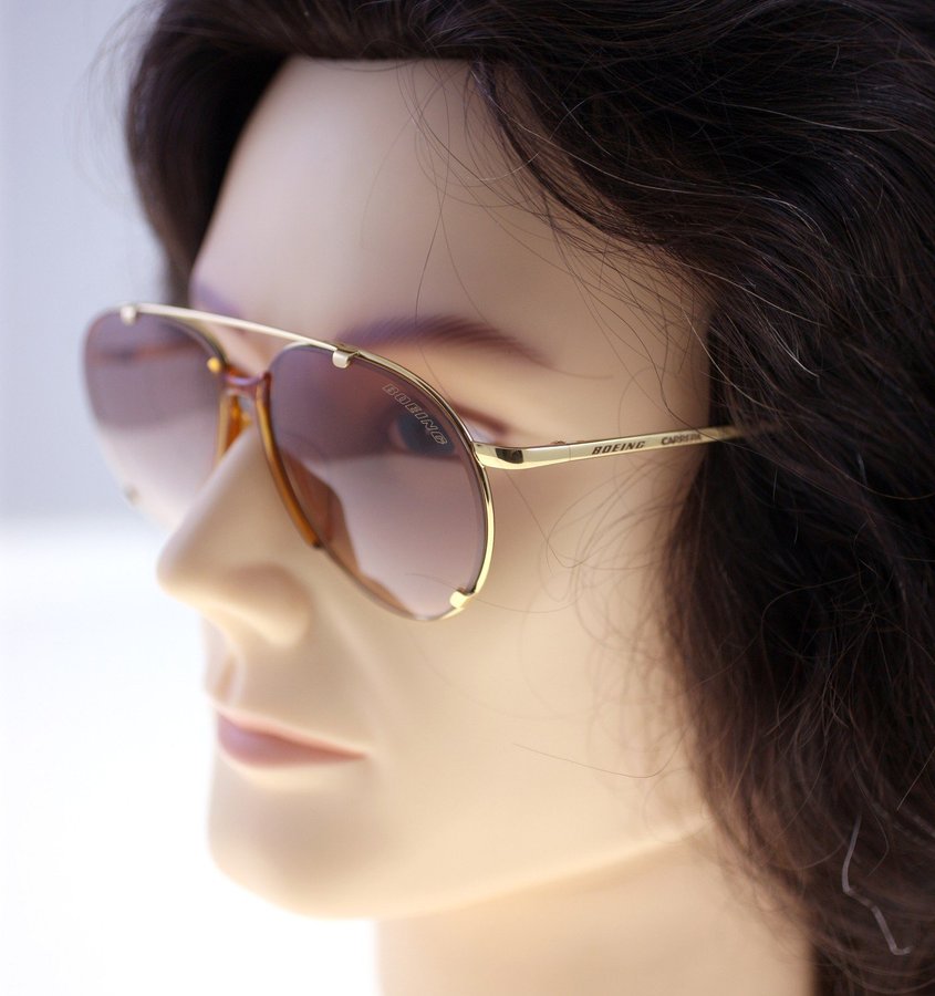 The Boeing Collection by Carrera 5709 40 pilot-style gold sunglasses-circa 1980s