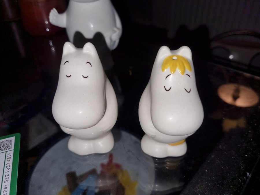 Mumin och snorkmaiden salt och pepparkar