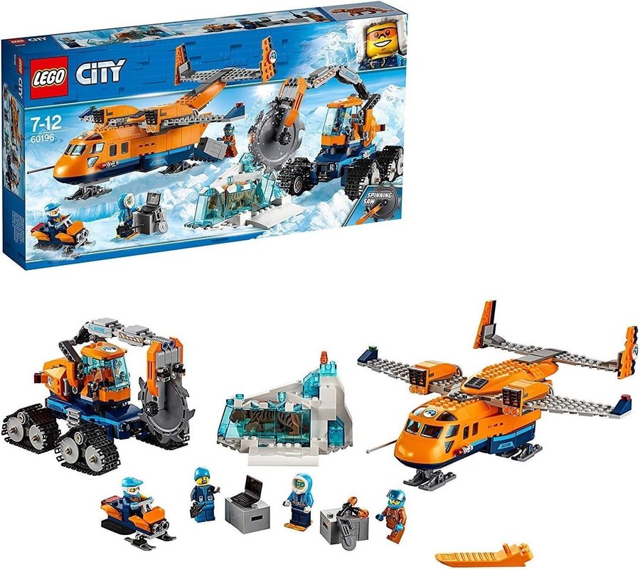 LEGO- 60196 City försörjningsflygplan för Arktiskår 2018( oanvänt )