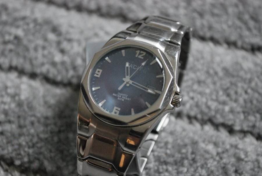 Facit-klocka Quartz Stainless steel 39 mm Water Resistant Miyota 2115 Citizen