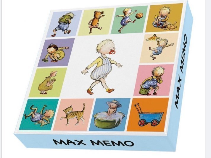 MAX MEMO ~Barbro Lindgren Eva Eriksson~ 32 brickor ~memory