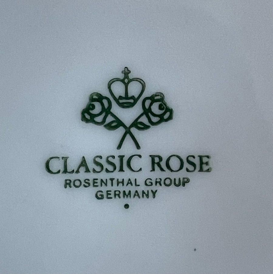 11 st. Assietter, Classic Rose Rosenthal Group, Germany