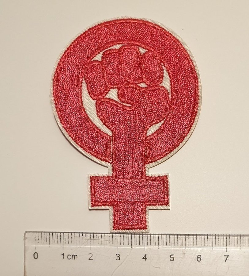 Feminist | Feminism | Kvinnokamp | Pride | patch | tygmärke