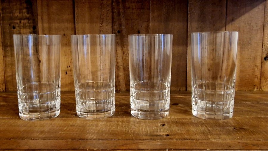 4 st Kosta Boda City Ölglas Longdrinkglas grogglas highballglas Vicke Lindstrand