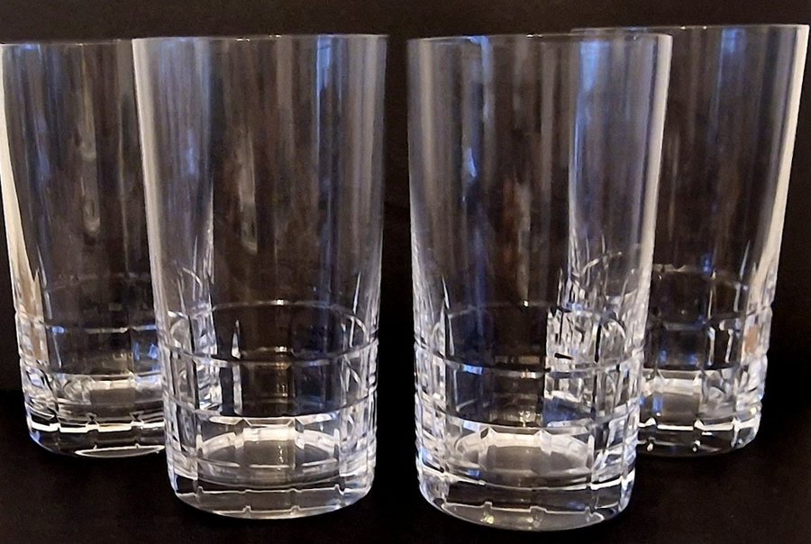 4 st Kosta Boda City Ölglas Longdrinkglas grogglas highballglas Vicke Lindstrand