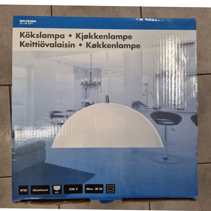 Kökslampa Biltema Ny