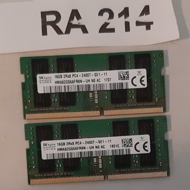 Ram DDR4 32GB  märke : SK hynix  för laptop