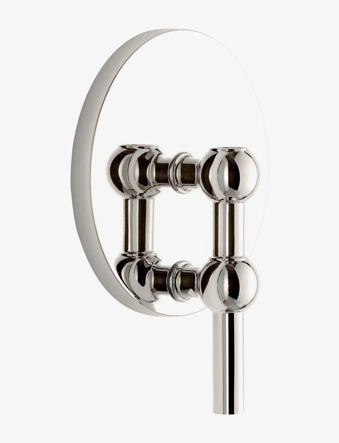 Stoff Nagel ljusstake väggljushållare chrome - wall hanger