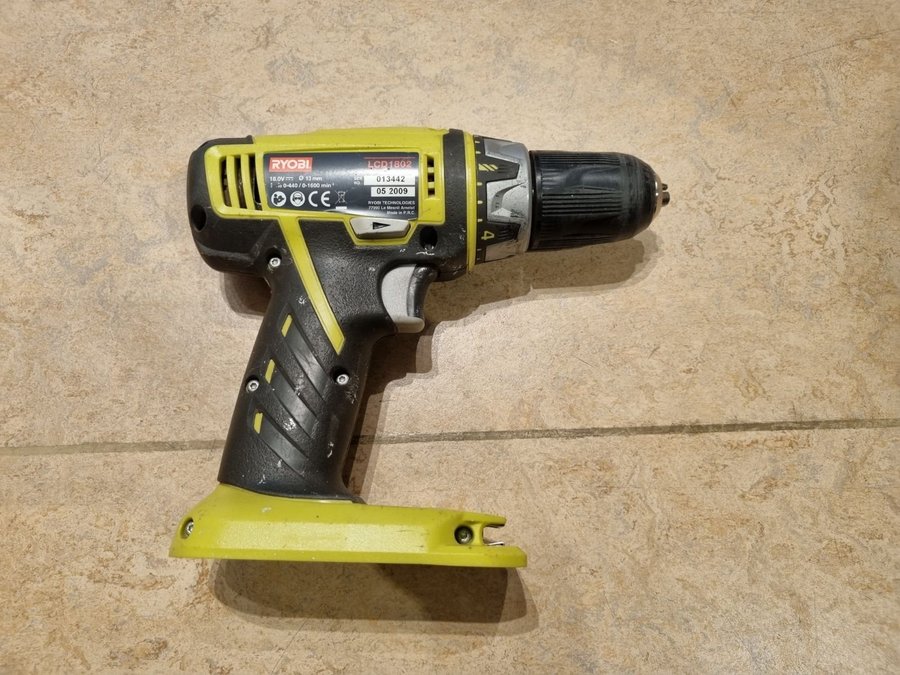 Ryobi LCP 1802 borrskruvdragare 18v