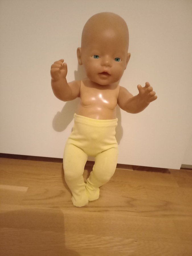 Dockkläder. Top ,  strumpbyxor pannband..modell baby born 43 cm